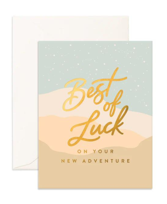 Fox & Fallow | Best of Luck Card