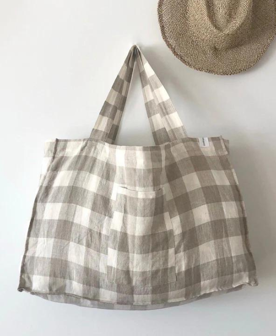 One Fine Sunday | The Weekender Linen Tote