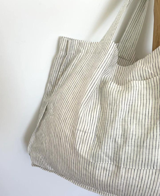 One Fine Sunday | The Weekender Linen Tote